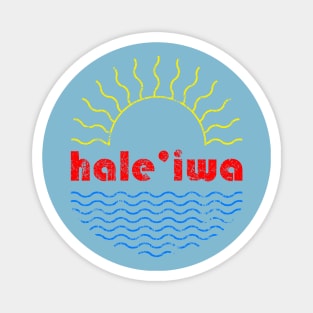 Haleiwa Wavy Sun Magnet